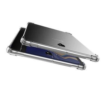 Funda Samsung Galaxy Tab S4 10.5 2018 SM-T830 SM-T835 atsparus smūgiams Minkšto Silikono Apvalkalas Skaidrios TPU oro Pagalvė Apsaugos Coque