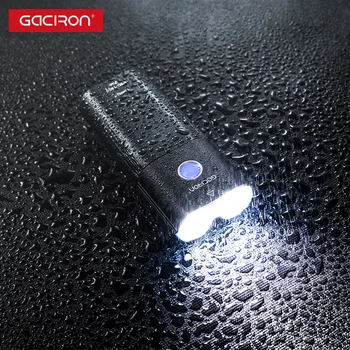 Gaciron Profesionalus Dviračių Šviesos 400-1800 Liumenų Vandeniui MTB Dviračių Žibintų Įjungimo Banko USB Rechageable Dviračių Žibintuvėlis