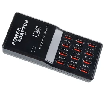 Galia Juostelės Smart ES MUMS Kištuko Adapterį 4 6 12 Uostų 60 15W USB Chargin Mobiliųjų Telefonų Kroviklį Už iPhon Samsun 
