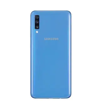 Galinis dangtelis skirtas Samsung Galaxy A70 įvairių spalvų, pasirinkti iš: juoda, mėlyna ir balta