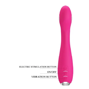 Gana meilę 5 greičio elektros šoko 7 vibratorius atsparus vandeniui įkrovimo silikoninis dildo G spot vibracijos netikras penis sekso žaislai moterims