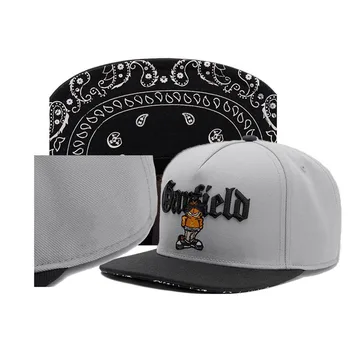 GARFILDAS Bžūp mados pilka snapback skrybėlę hip-hop apdangalai, vyrams, moterims, suaugusiųjų lauko atsitiktinis saulės beisbolo kepuraitę