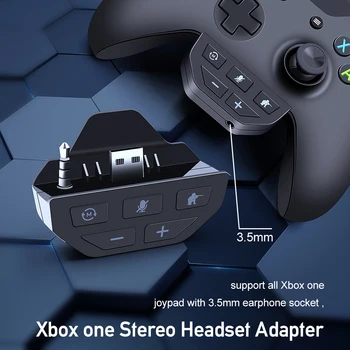 Garso Stipriklis Stereo Ausinių Adapteris, Garso Mic Ausinės Konverteris, skirtas Xbox Vienas duomenų Valdytojas Gamepad Priedai