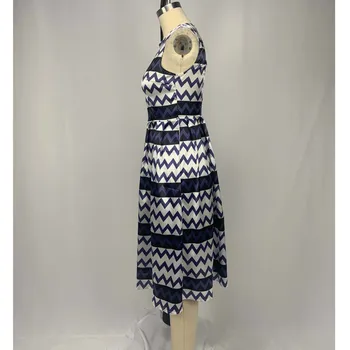 Geometrinis Spausdinti Moteris Suknelė Vasaros 2020 Elegantiška Vintage Rankovių Ilgio Šalis Suknelė Moterims Atsitiktinis Plius Dydis Slim Kamuolys Suknelė Suknelė