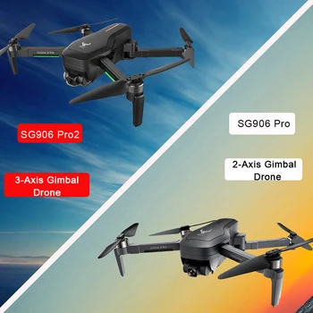 Geriausia SG906 PRO2 GPS Drone su 5G WiFi FPV 4K 3-ašis Gimbal Dual Camera 16MP Profesional Brushless RC Quadcopter Dron Sraigtasparnis