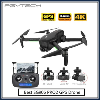 Geriausia SG906 PRO2 GPS Drone su 5G WiFi FPV 4K 3-ašis Gimbal Dual Camera 16MP Profesional Brushless RC Quadcopter Dron Sraigtasparnis