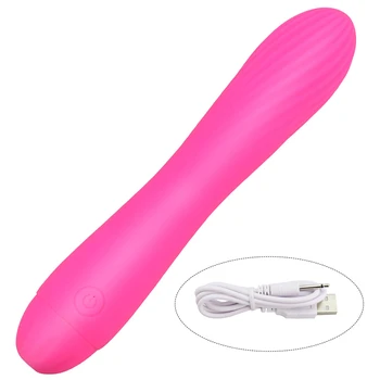 Gerą ir Sveiką Spiralės Vibracija, Lazdele USB Įkrovimo Vibracijos Massager Masturbator Žaislas Moterims