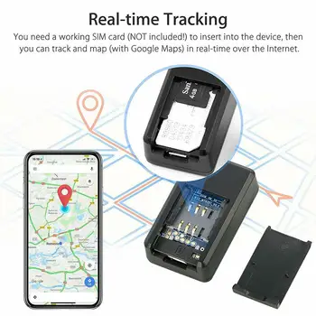 GF07 Mini Automobilių GPS Tracker Balsu Kontroliuojamos atgalinio ryšio Įrašymo Padėties nustatymo Tracker Locator Automobilių Magnetinio GPS