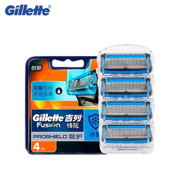 Gillette Fusion Proshield Razor 5 Sluoksnių Ašmenys Vadovas Skusti Barzdos Skustuvo Peiliukai, Skustuvai Žmogaus Veido Priežiūra, Plaukų Saugus išėmimas