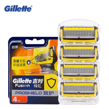 Gillette Fusion Proshield Razor 5 Sluoksnių Ašmenys Vadovas Skusti Barzdos Skustuvo Peiliukai, Skustuvai Žmogaus Veido Priežiūra, Plaukų Saugus išėmimas