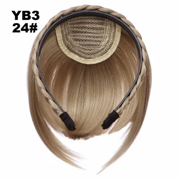 Girlshow Nerijos lankelis Sintetinių Plaukų Bang Trumpas Pakraštyje Plaukų Bukas BangYB3 6