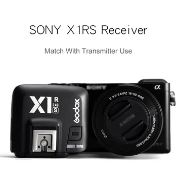 Godox X1R-S 32 Kanalų TTL 1/8000s Belaidė Blykstės Imtuvas Sony Fotoaparatai (Tik gavėjas)