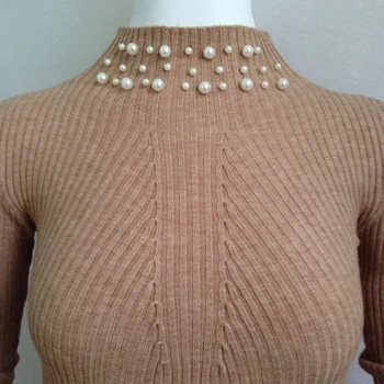 Golfo moterų nagų rutuliukų padaryti be pamušalo drabužiu megztinis auginti vieną dorovės suknelė mezgimo moterų temperamentą