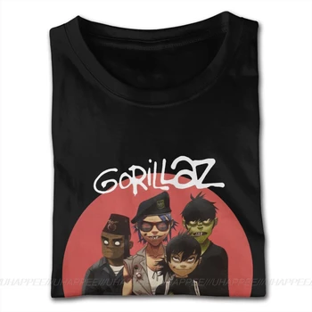 Gorillaz Žmonėms Kelionių Humanz Medvilnės Plius Dydis Vyrų Nuotraukų T-shirts