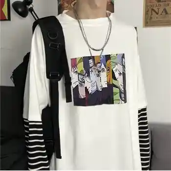 Gotikos Streetwear Harajuku marškinėliai Moterims drabužių Kratinys Gotikos animacinių, anime, print T-Shirt korėjos Drabužių 2020 naują atvykimo