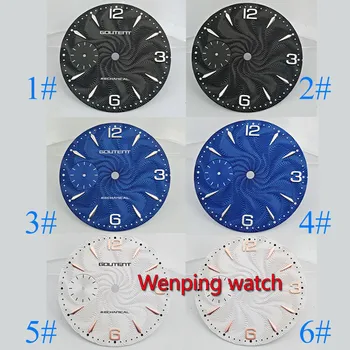 Goutent 36.8 mm watch dial Sterilūs Grūdų veidą žiūrėti tinka priedai eta 6497 Azijos st3600 vertus likvidavimo Mechaninė judėjimo P822