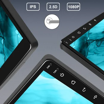GPS Autoradio IPS Lietimui jautrų ekraną Automobilio Radijo Garso 9 colių Android 10 