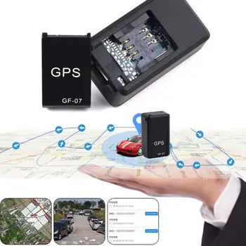 GPS GF-07 Pet Smart Mini GPS Seklys Anti-Lost Bandomųjų Naminių Šunų, Kačių Sekimo Finder Įranga, GPS Sekimo Prietaisas
