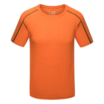 Greitai Džiūstantis Kvėpuojantis Vyrai Moterys T-shirt Alpinizmo Lauko Sporto Jersey Veikia Pėsčiųjų O-kaklo trumpomis Rankovėmis Unisex Marškinėliai