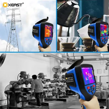 Greitas pristatymas XEAST 2020 išmatuojamas kūno temperatūra-ultra clear LCD infraraudonųjų spindulių vaizdo kamera, naktinio matymo šilumos imager31/32