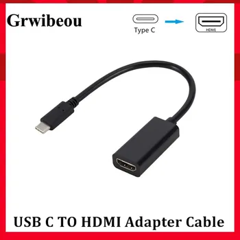 Grwibeou USB C į HDMI Adapteris 4K 30Hz Kabelis, C Tipo HDMI 