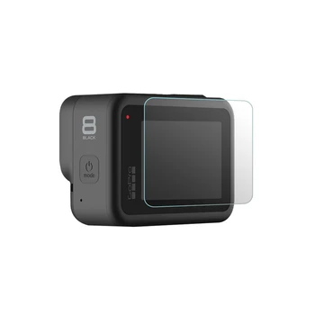 Grūdintojo Stiklo Apsauginė Plėvelė objektyvas screen protector Nustatyti GoPro Hero 8 juodas veiksmų fotoaparato priedai