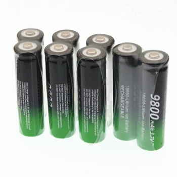 GTF 4PCS 18650), 3,7 V 9800 mAh ličio jonų baterija įkraunama ličio-jonų baterijas, žibintuvėlis žibintai elektroninis žaislas