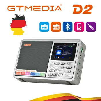 GTmedia D2 Mini DAB Skaitmeninis Radijo Imtuvas, Bluetooth, FM Stereo Imtuvo su Spalvinga LCD/Aukštos kokybės garso vidaus ir lauko