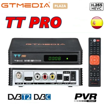 GTMEDIA TT Pro DVB-T2/T/Kabelis Skaitmeninis TV Imtuvas, Wi-fi, TV Box 1080P Parama MPEG-2/4 H. 265 Ispanija Italija CZ Portugalija PK V7 PLIUS