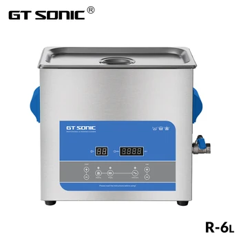 GTSONIC R6 Ultragarsinis Švaresnis 6L 150W su Skaitmeniniu Ekranu Šildymo Dega Krepšelį Ultragarso Vonioje