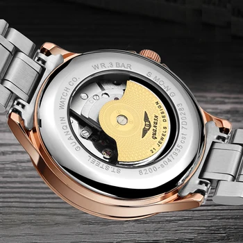 GUANQIN 2020 vyriški laikrodžiai top brand prabangių verslo Automatinis Tourbillon laikrodis atsparus vandeniui Mechaninė žiūrėti relogio masculino