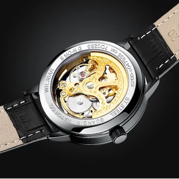 GUANQIN2020 naujų laikrodžių vyrų skeletas automatinis mechaninis laikrodis aukso skeletas retro vyriški žiūrėti vyriški žiūrėti top brand prabanga
