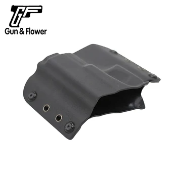 Gun&Gėlių OWB Kydex Dėklas Medžioklės Šaudymo Pistoletu Priedai Glock 19/23/32 Teisę&Kairę Ranką Pistoletas Dėklas