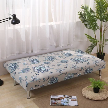 Gėlių atspausdintas lankstymo soda lova padengti sofa-lova slipcover sofa padengti vienos sofos apima elastinga minkšta patogi