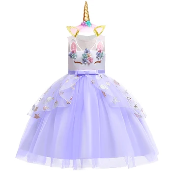 Gėlių Vaikai Suknelės Mergaitėms Cosplay Kostiumų Išgalvotas Vaikai Princesė Suknelė 3 5 8 10 Metų Mergaitės Gimtadienio Suknelė
