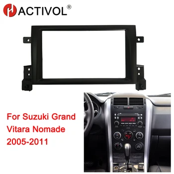 HACTIVOL 2 Din Automobilio Radijo plokštė, Rėmas Suzuki grant Vitara Nomade 2005-2011 Automobilio DVD Grotuvas GPS skydelis brūkšnys mount kit
