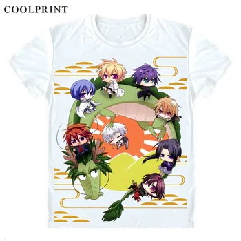 Hakuouki Shinsengumi Kitan Marškinėliai Saitou Hajime Hijikata Toshizou Anime Užsakymą Atsitiktinis Cosplay T-Shirt Spausdinti Trumpomis Rankovėmis Marškinėlius