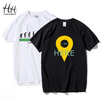 HanHent Juokinga Programavimo T-shirts Vyrų Medvilnės trumpomis Rankovėmis Tee marškinėliai Geek 2018 Kūrybos Vėpla T marškinėliai Pritaikyti Marškinėliai TH5424