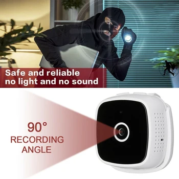 HD 1080P Mini Belaidė Kamera Intelligent Auto Stebėjimo Žmogaus Home Security Priežiūros Tinklas, Wi-fi, Kamera, Naktinis Matymas