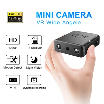 HD 1080P mini DV Kamera XD IR Supjaustyti Loop įrašymo, vaizdo kameros infraraudonųjų spindulių judesio aptikimo sporto fotoaparato Vaizdo diktofonas
