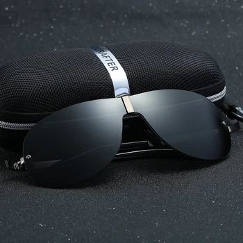 HDCRAFTER Taškus vyriški Akiniai nuo saulės, Poliarizuoti UV400 Lens Vairavimo Saulės Akiniai Vyrų Eyewears Vyrų Priedai Atspalvių Su Byla