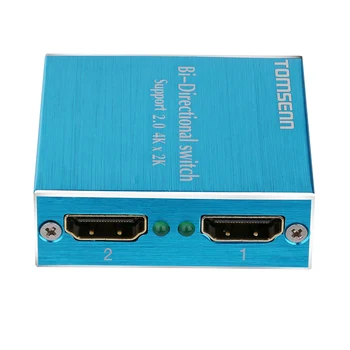 HDMI Switcher 4K Bi-Kryptimi 2.0 HDMI Jungiklis 1x2/2x1 Adapteris 2 in 1 out Konverteris PS4 Pro/4/3 TV Box HDMI Splitter