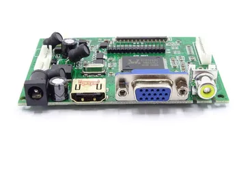 HDMI+VGA 2AV Kontrolės Valdyba Rinkinys LTN141AT03 M141NWW1 QD14TL01 B141EW01 LP141WX3 1280X800 LCD LED ekrano Vairuotojo Lenta