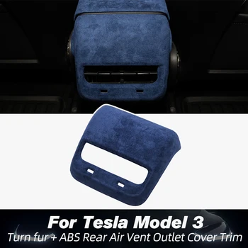 Heenvn ModelY Model3 Interjero Apsauginės, Skirtos Tesla Model 3 Priedai Ruožtu Kailio Galinis Išmetimo Angos Dangtelis Tesla Y Automobilių Tris