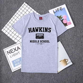 Hillbilly Hawkins Vidurinės Mokyklos AV Klubas Print T Marškinėliai Moterims Harajuku Ulzzang Tumblr Tshirts Harajuku Marškinėlius Viršūnes Tees Moteris
