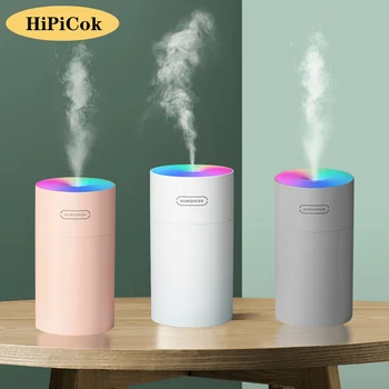 HiPiCok Ultragarsinis Oro Drėkintuvas Aromaterapinis Difuzorius Drėkintuvas Namų Esminius Aromato Aliejus Difuzoriaus USB Rūkas Maker Fogger