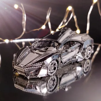HK NANYUAN 3D Metalo Įspūdį Ekstremalaus Sporto Automobilių Kolekcija Puzzle 1:50 l 