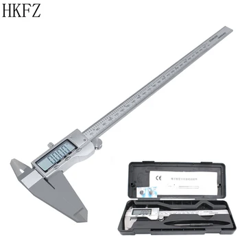 HKFZ Aukštos Kokybės, Tikslumo 6-Colių 150mm Skaitmeninis Slankmatis Nerūdijančio Plieno Elektroninių Vernier Suportas Metalo Matavimo Įrankis