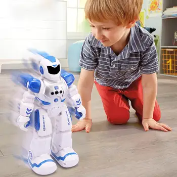 Hobbylane Pažangi Nuotolinio Valdymo Robotas Vaikams Programuojamas Robotas su Infraraudonųjų spindulių Valdytojas Žaislai, Šokių, Dainavimo LED Akis