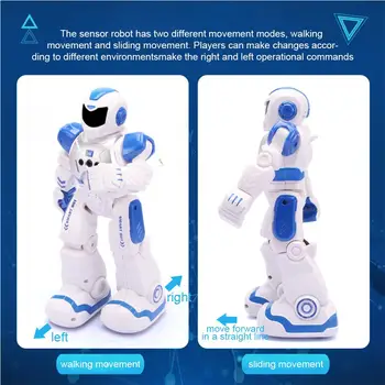 Hobbylane Pažangi Nuotolinio Valdymo Robotas Vaikams Programuojamas Robotas su Infraraudonųjų spindulių Valdytojas Žaislai, Šokių, Dainavimo LED Akis